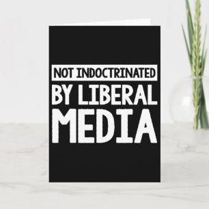 Anti Woke American Flag Conservative Republican 1 Card