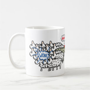 Anti Woke Sheep Coffee Mug