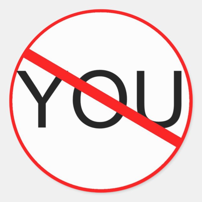 Anti You Sticker (Front)