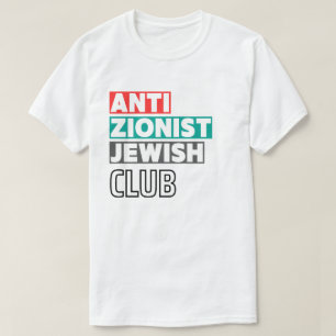 Anti Zionist Jewish Club drk Mens T-Shirt