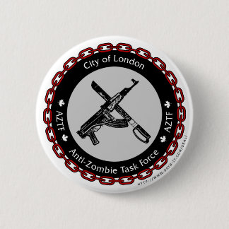 Anti-Zombie Task Force 6 Cm Round Badge