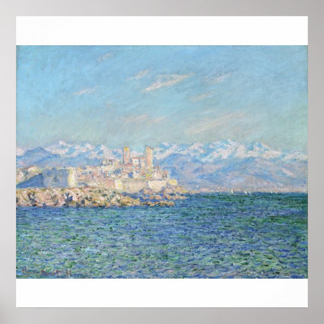 Antibes, Afternoon Effect (1888) Canvas Print (Front)