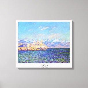 Antibes, Afternoon Effect, 1888 Claude Monet cool, Canvas Print