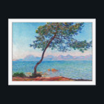 Antibes by Monet Postcard<br><div class="desc">This painting titled " Antibes” was done in 1888 by French impressionist artist Claude Oscar Monet (1840-1926).    It is our Fine Art Series no. 179. The source images for this series are original art created by lazyrivergreetings or vintage fine art and photography.</div>