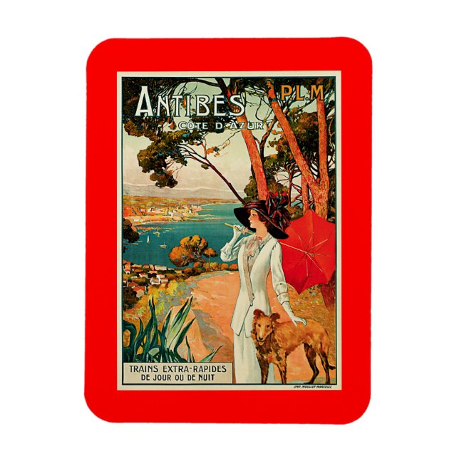 Antibes Cote d'Azur Magnet (Vertical)