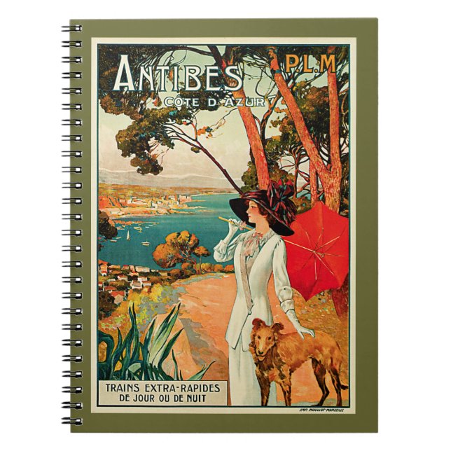 Antibes ~ Cote D'Azur Notebook (Front)