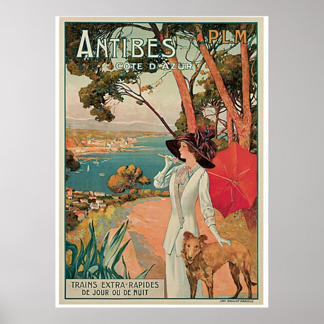 Antibes Cote D'Azur Poster (Front)