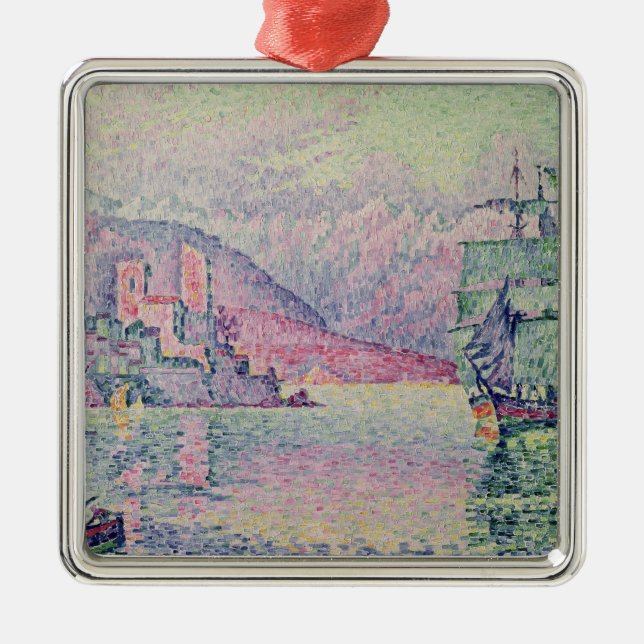 Antibes, Evening, 1914 Metal Tree Decoration (Front)