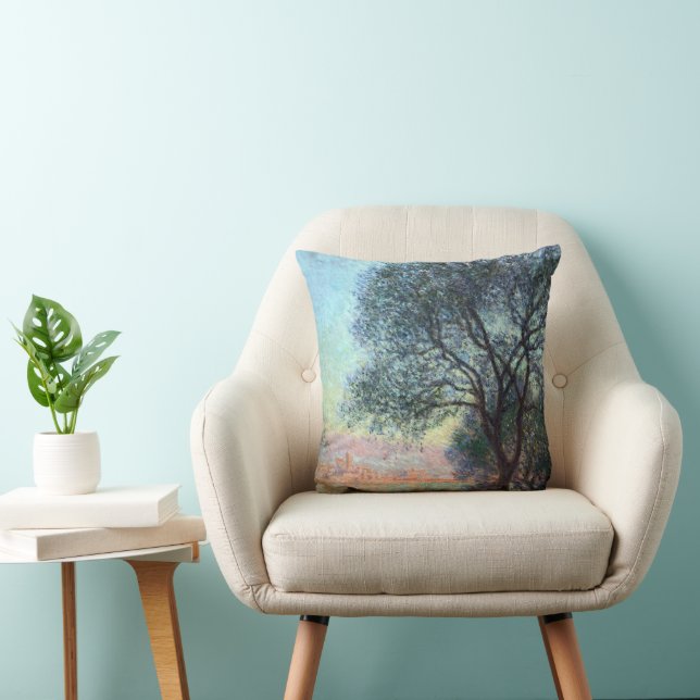Antibes in the Morning by Claude Monet Cushion (Chair)