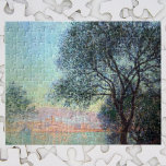 Antibes in the Morning by Claude Monet Jigsaw Puzzle<br><div class="desc">Antibes in the Morning (1888) by Claude Monet is a vintage impressionist fine art seascape painting featuring a view of Antibes through the trees and the Mediterranean Sea on the French Riviera in France. About the artist: Claude Monet (1840-1926) was a founder of the French impressionist painting movement with most...</div>