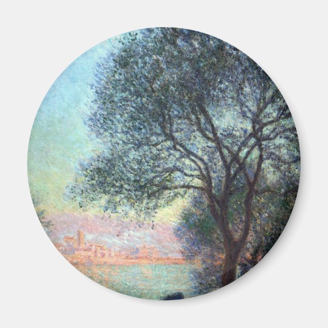 Antibes in the Morning by Claude Monet Magnet (Front)