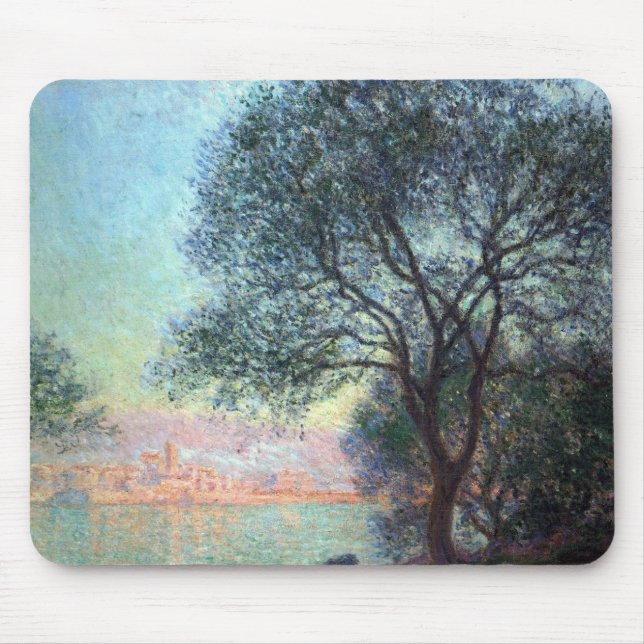 Antibes in the Morning by Claude Monet Mouse Mat (Front)