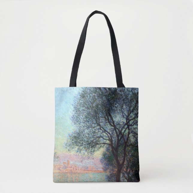 Antibes in the Morning by Claude Monet Tote Bag (Front)