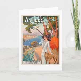 Antibes Poster Greeting Card