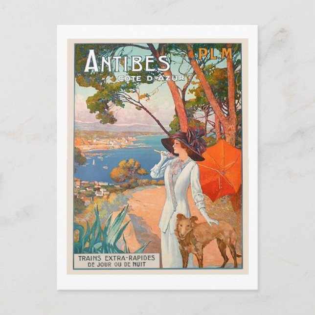 Antibes Poster Post Card (Front)
