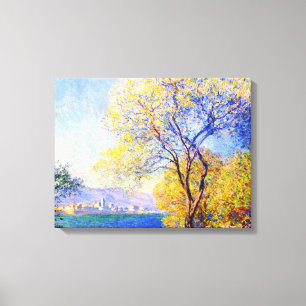 Antibes Seen from the Salis Gardens Claude Monet Canvas Print