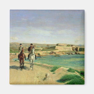 Antibes, the Horse Ride, 1868 Magnet