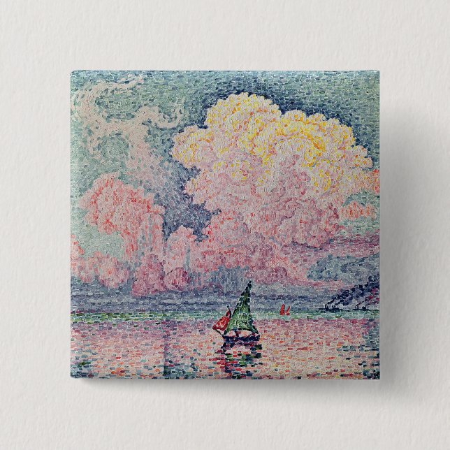 Antibes, the Pink Cloud, 1916 15 Cm Square Badge (Front)