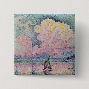 Antibes, the Pink Cloud, 1916 15 Cm Square Badge
