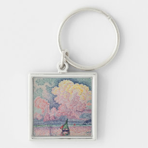 Antibes, the Pink Cloud, 1916 Key Ring