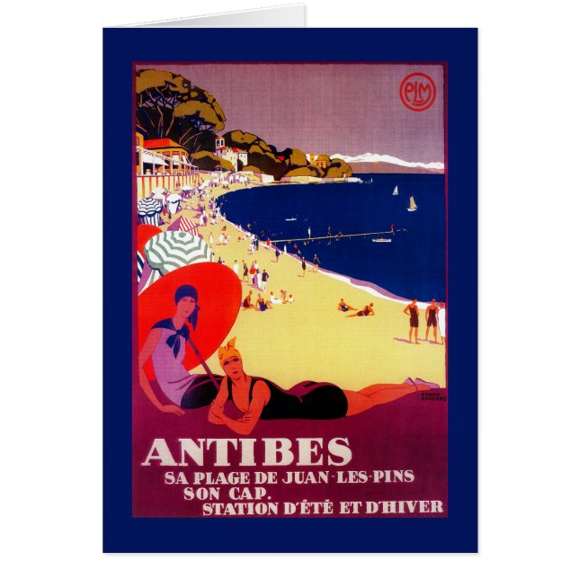 Antibes Vintage PosterEurope (Front)