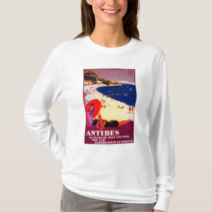Antibes Vintage PosterEurope T-Shirt