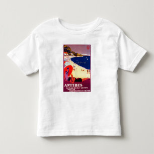 Antibes Vintage PosterEurope Toddler T-Shirt