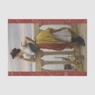 Anticipation by Eugene de Blaas, Art Decoupage Tissue Paper