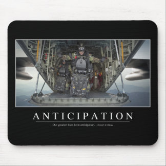Anticipation: Inspirational Quote Mouse Mat