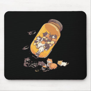Antidepressant Cat Pill Bottle – Mental Health Awa Mouse Mat
