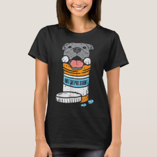 Antidepressant Pitbull Funny Pitties Dog Lover Own T-Shirt