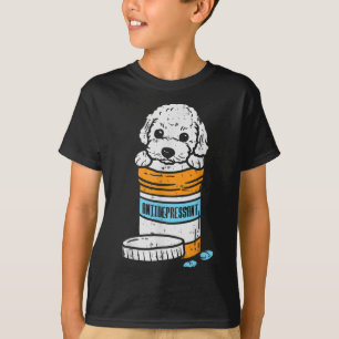 Antidepressant Poodle Cute Animal Pet Dog Lover Ow T-Shirt