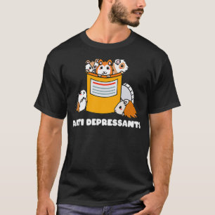 Antidepressants Guinea Pig Funny Cute Guinea Pig P T-Shirt