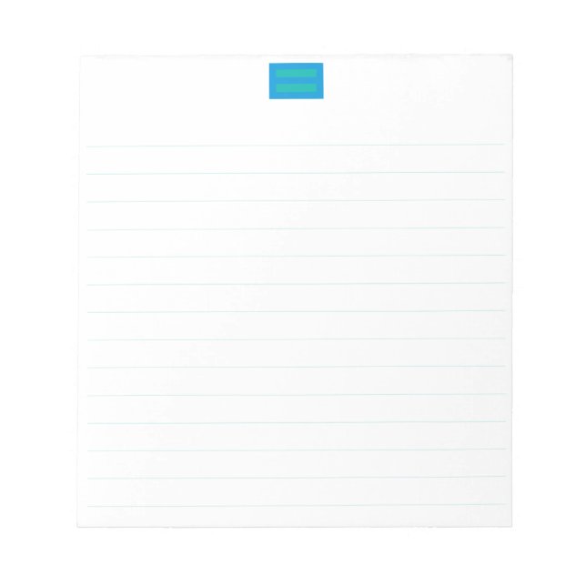 Antidiscrimination Notepad 5.5"x6" (Front)