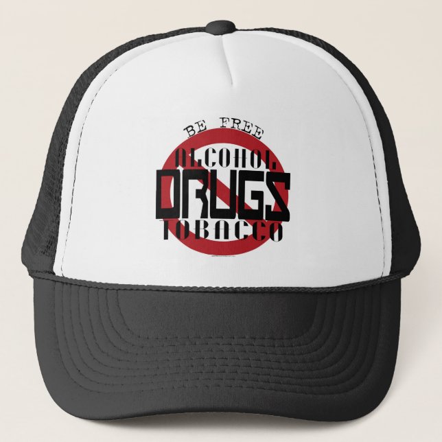 antidrug3 trucker hat (Front)