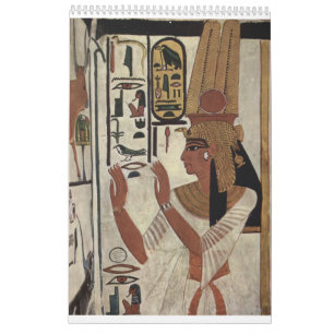 Antient Egypt Temples Art Travel 2025 Calendar