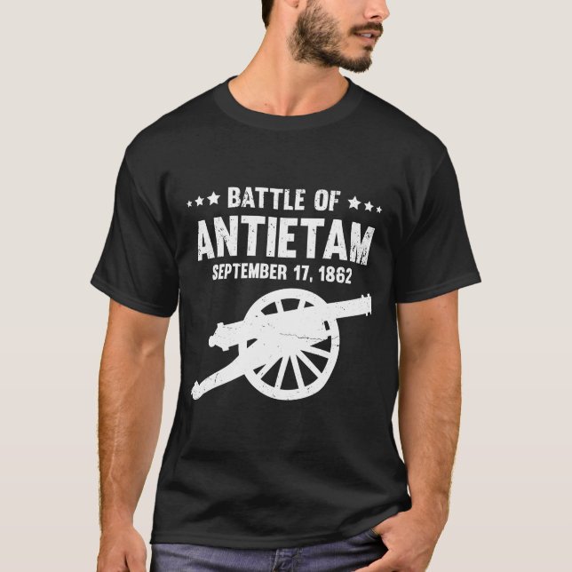 Antietam Civil War Battlefield Battle of Sharpsbur T-Shirt (Front)