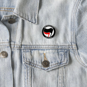 Antifascist 3 Cm Round Badge