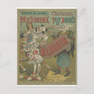 ANTIGO CARTAZ DE CIRCO POSTCARD