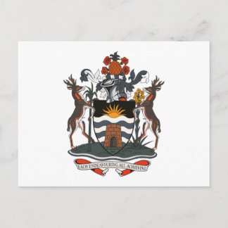 Antigua And Barbuda Coat of Arms Postcard
