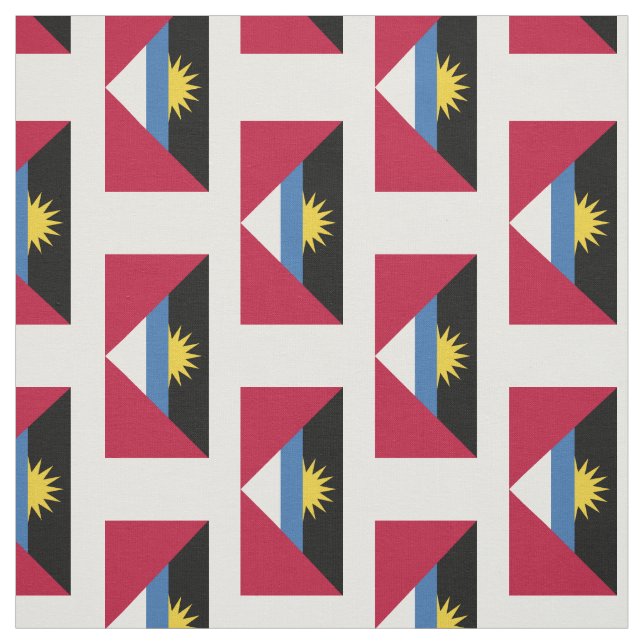 Antigua and Barbuda Flag Fabric (Swatch)
