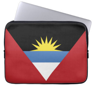 Antigua and Barbuda flag Laptop Sleeve