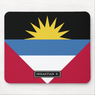 Antigua and Barbuda Flag Mouse Mat