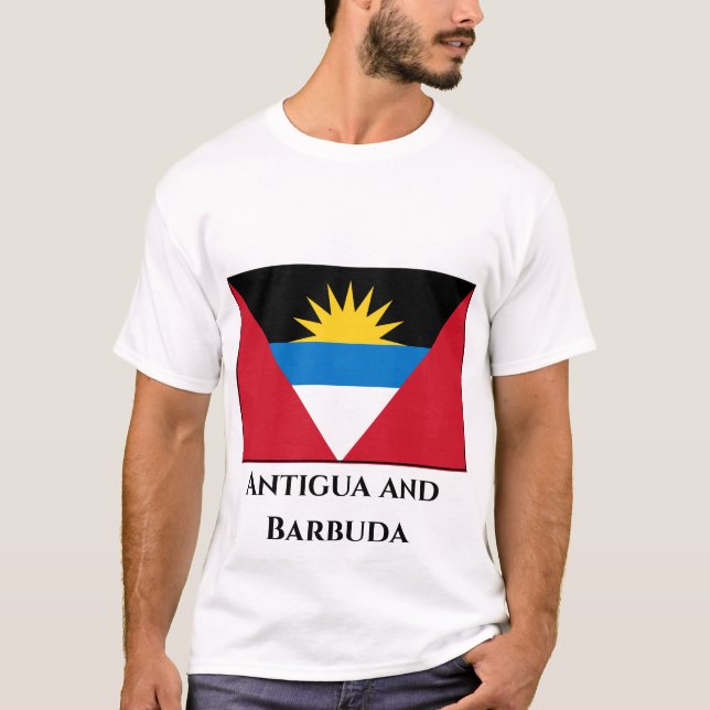 Antigua and Barbuda Flag T-Shirt (Front)