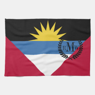 Antigua and Barbuda Flag Tea Towel