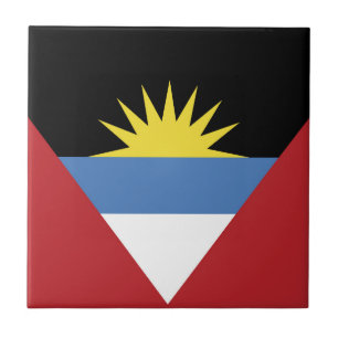 Antigua and Barbuda flag Tile