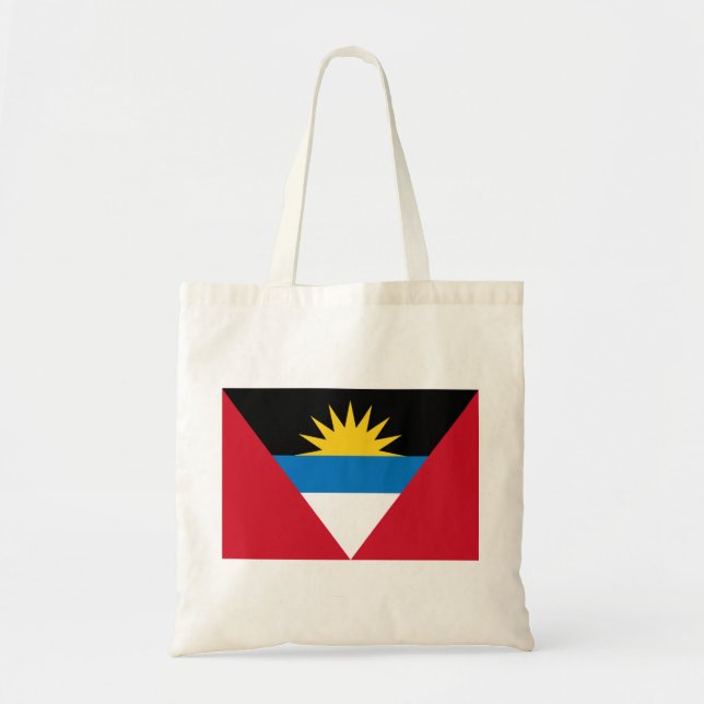 antigua and barbuda flag tote bag (Front)