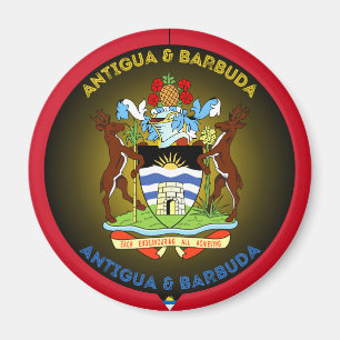 Antigua and Barbuda Heritage Emblem Magnet