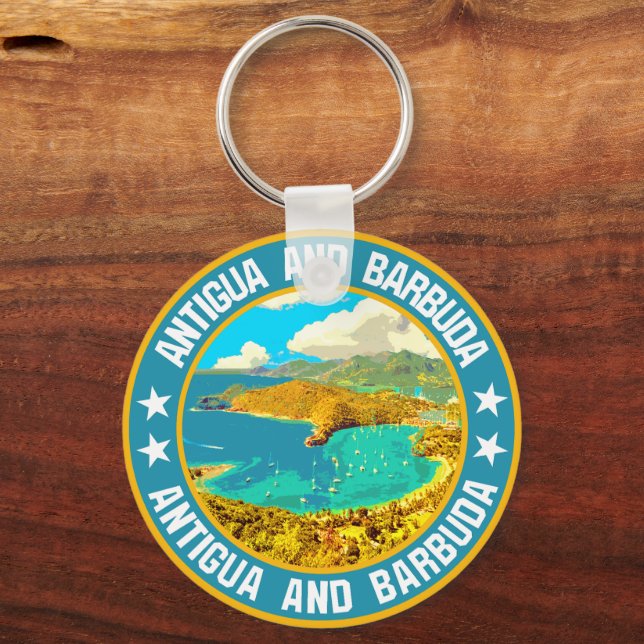 Antigua and Barbuda                                Key Ring (Front)