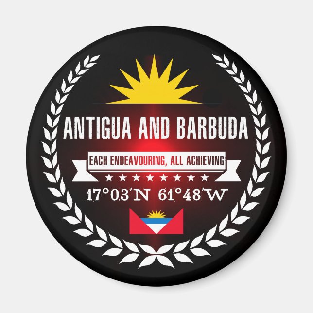 Antigua and Barbuda Magnet (Front)